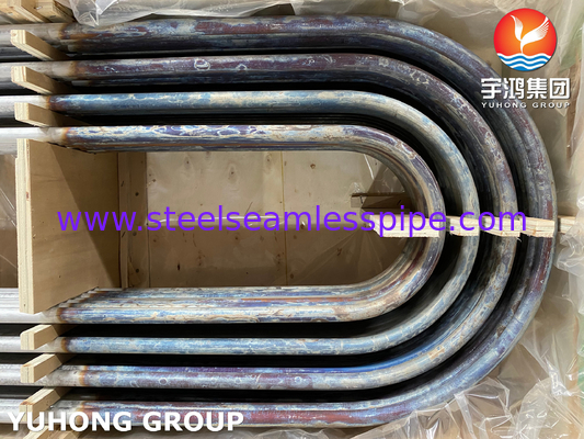 Heat Exchanger Tube ASTM A789 UNS S32205 Duplex Stainless Steel Seamless U Bend Tube