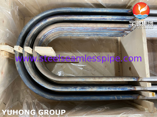 Duplex Steel U Bend Tube ASTM A789 UNS S32205 Heat Transfer Equipment