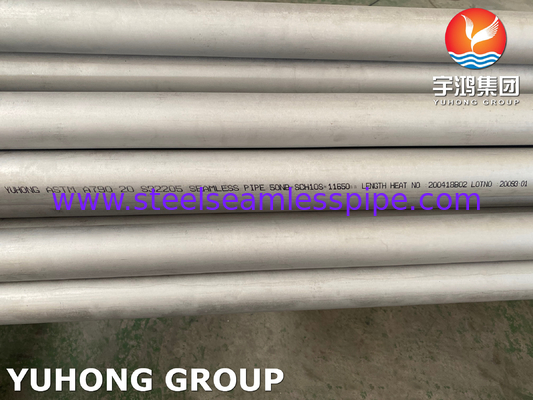 ASTM A790 UNS S32205 / Duplex Steel 2205 Seamless And Welded Pipe