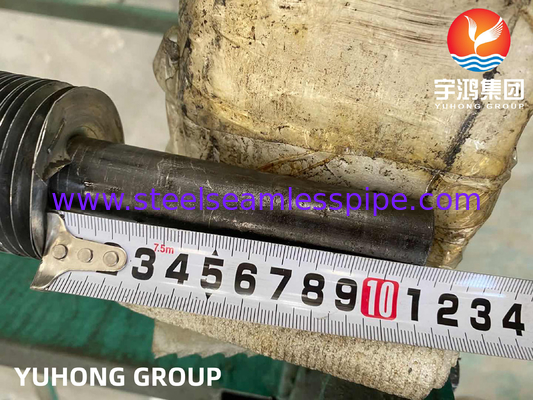 A179 Finned Tube Heat Exchanger Tube AL 1060 Fin L Type Extruded Embeded Type Heat Exchanger Condenser Air Cooling