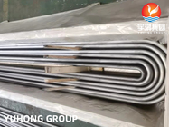 Stainless Steel Seamless U Bend Tube ASTM A213 TP444  Heat Exchanger Condenser Oil