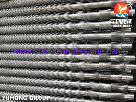 Extruded Fin Tube ASTM A249 TP304 With Aluminum Cooling Tower Application