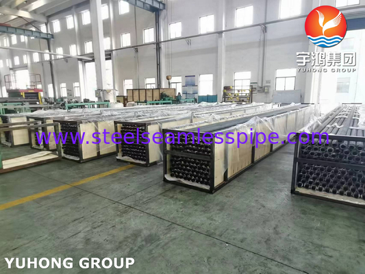 Extruded High Fin Tubes Machine With Raw Materials CS / SS / AS / Copper / Alu / Titanium Tubes For Cooling Heating