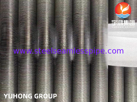 Extruded High Fin Tubes Machine With Raw Materials CS / SS / AS / Copper / Alu / Titanium Tubes For Cooling Heating