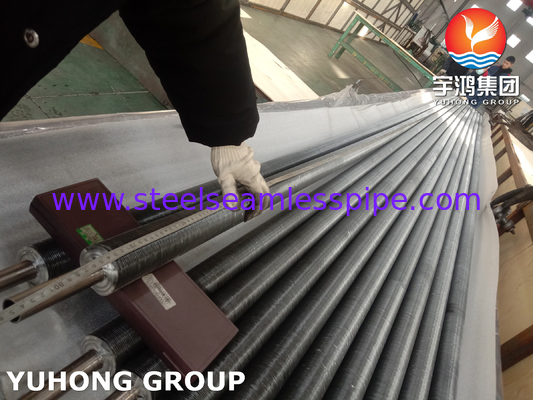 Embedded G Type Fin Tube ASME SB163 Monel 400/UNS N04400 Base Tube with Aluminium Fins
