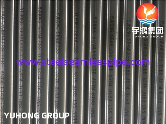 Nickel Alloy Seamless Tube , ASTMB163 NO8825 / Incoloy825 Bright Annealed