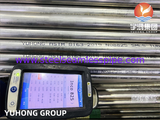Nickel Alloy Seamless Tube , ASTMB163 NO8825 / Incoloy825 Bright Annealed