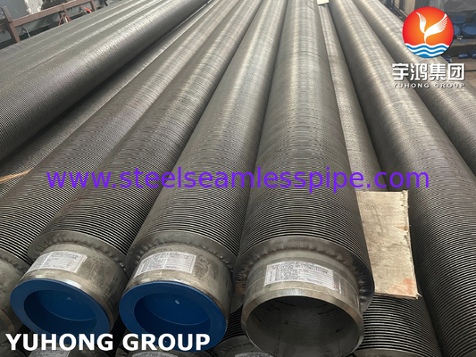 Heat Exchanger Fin Tube, ASTM A106 Gr.B Carbon Steel High Frequency Welded Finned Tube