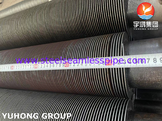 Heat Exchanger Fin Tube, ASTM A106 Gr.B Carbon Steel High Frequency Welded Finned Tube