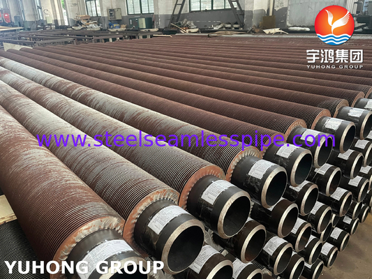 Heat Exchanger Fin Tube, ASTM A106 Gr.B Carbon Steel High Frequency Welded Finned Tube