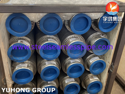 Heat Exchanger Fin Tube, ASTM A106 Gr.B Carbon Steel High Frequency Welded Finned Tube