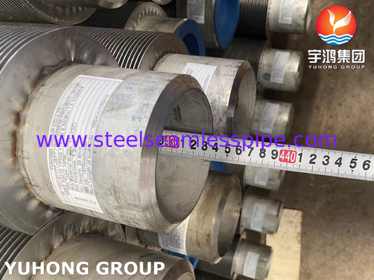 Stainless Steel Seamless Pipe ASTM A312 TP304L with 11Cr , 13Cr Solid Fin Tube