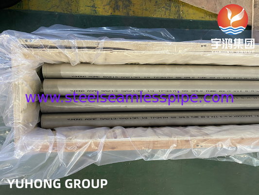 ASME SA213  Material TP304 / 304L/316/347H Heat Exchanger Tube Air Cooler Tube