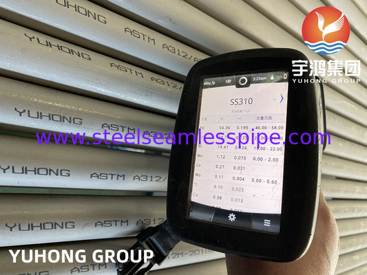 Straight Large Stainless Steel Pipe / SS 310SSeamless Pipe High Durability,ABS, GL, DNV, NK, PED, AD2000, GOST9941-81, C