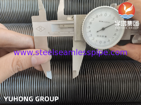ASTM A179 Carbon Steel Embedded Finned Tube G-Type, Tubos Aletados