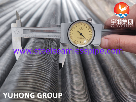ASTM A179 Carbon Steel Embedded Finned Tube G-Type, Tubos Aletados