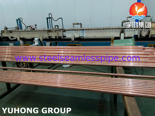 ASTM B111 C12200 Copper Seamless Heat Exchanger Tube