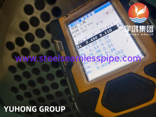 EN10028 1.4541 (F321) Stainless Steel Heat Exchanger Tubesheet PT UT