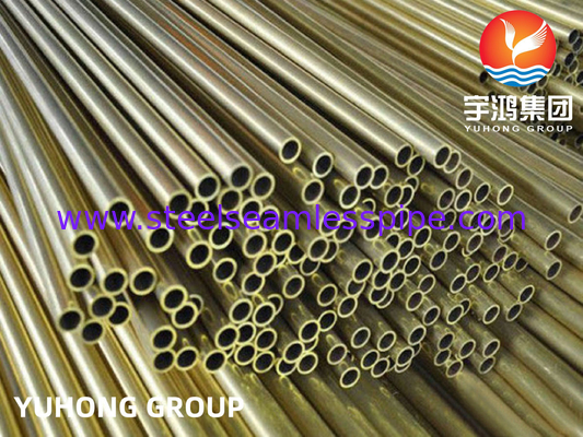 ASTM B111 C68700 Aluminium Brass Seamless Heat Exchanger and Boiler Tube