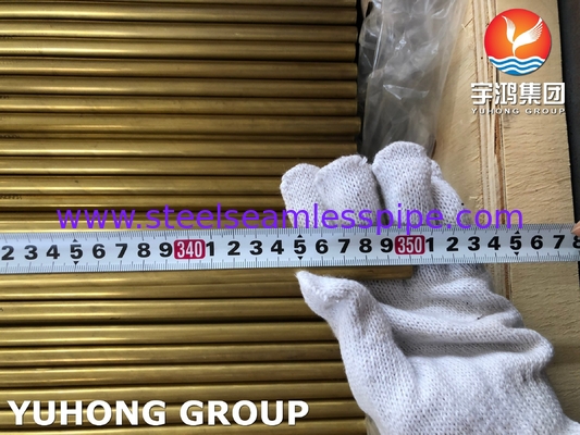 ASTM B111 C68700 Aluminium Brass Seamless Heat Exchanger and Boiler Tube