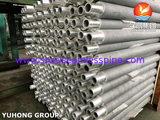 TP304 Stainless Steel Extruded Fin Tube With Aluminum Fin For Economizer