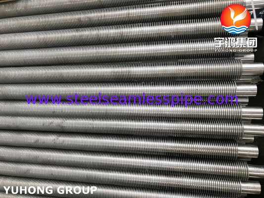 Extruded Finned Tube A269 TP304 Steel Aluminum Composite Fin Tubing