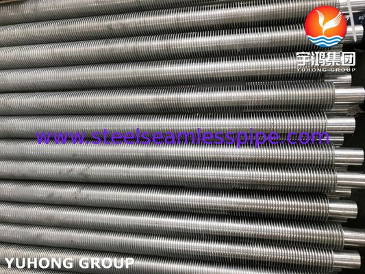 TP304 Stainless Steel Extruded Fin Tube With Aluminum Fin For Economizer