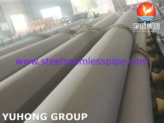 Condenser Large Diameter Steel Pipe / Seamless Tubes And Pipes EN10216-5 Material TP310S ,904L