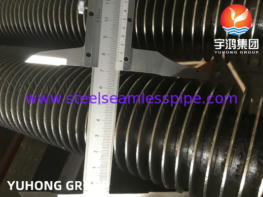 Fin Tube ASTM A213 T5 T11 T12 Alloy Steel HFW Finned Tube For Cooler Condenser Heat Exchanger