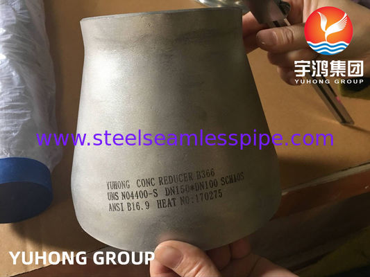 ASTM B366 UNS N04400 , Monel400 Butt Weld Nickel Alloy Steel Pipe Fittings , Elbows , Reducers