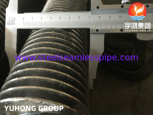 Fin Tube ASTM A213 T5 T11 T12 Alloy Steel HFW Finned Tube For Cooler Condenser Heat Exchanger