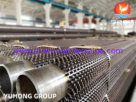 Stainless Steel TP347  with 11Cr  Studded Tube , Pin Tube , High Frequency Welded Fin Tube