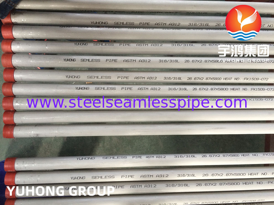 ASTM A312 TP316L Stainless Steel Seamless Pipe for Petrochemical Industries