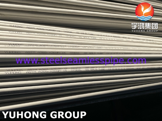 Stainelss Steel Welded Pipe A269 TP304 304L High Durability For Heat Exchanger,Cooling  Tower ,Condenser Application