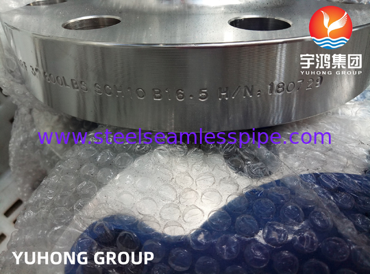 ASTM A182 F347, UNS S34700 Stainless Steel Weld Neck Flange, Raised Face, ASME B16.5