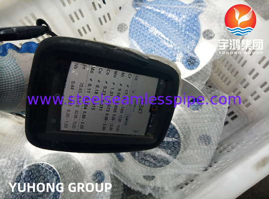 ASTM A182 F347, UNS S34700 Stainless Steel Weld Neck Flange, Raised Face, ASME B16.5