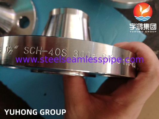 Nickel Alloy Steel Flange B564 Alloy825 Alloy 625 WNRF Flange Diameter Class 150 - 2500 Round Shape For Mechanical Parts