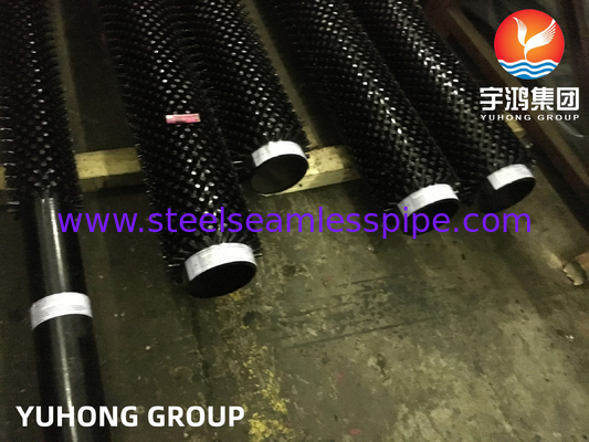 ASTM A335 P9 Alloy Steel Studded Heat Exchanger Tube Oil Coated HT/ECT Availbale