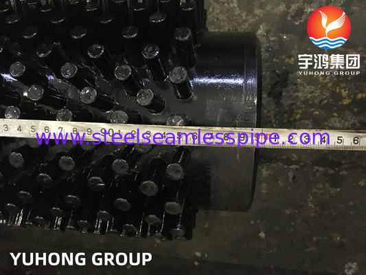 ASTM A335 P9 Alloy Steel Studded Tube Oil Coated HT, ECT Availbale, for Economizer