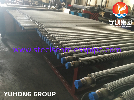 Alloy Steel HFW High Frequency Welded Solid Fin Tube  ASME SA213 T5 T9  T11 T12 Boiler Condenser Heater Application
