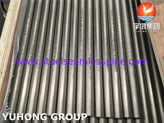 ASME SB338 Seamless Gr7 Titanium Alloy Heat Exchanger Tubes