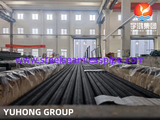 ASTM A179 ALuminium Carbon Steel Embeded Fin Tube For Heat Exchanger and Cooling System