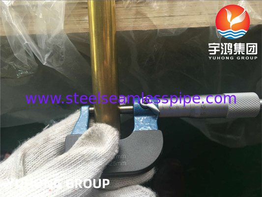 ASTM B111 / ASME SB111 C44300 Copper Nickel Tube Seamless for Condenser Cooling System Application