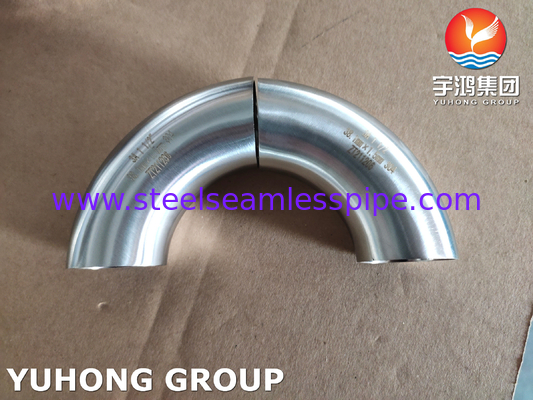 ASTM A403 WP304 Stainless Steel Sanitary Fitting 90 Degree Elbow For Food