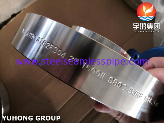 ANSI B16.5 SWRF Flange ASTM A182 F304 Stainless Steel Socket Weld Flanges