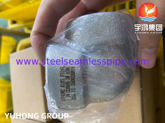 Forged Fittings ASTM A182 F316L Stainless Steel Threaded Elbows, Couplings, ASME B16.11