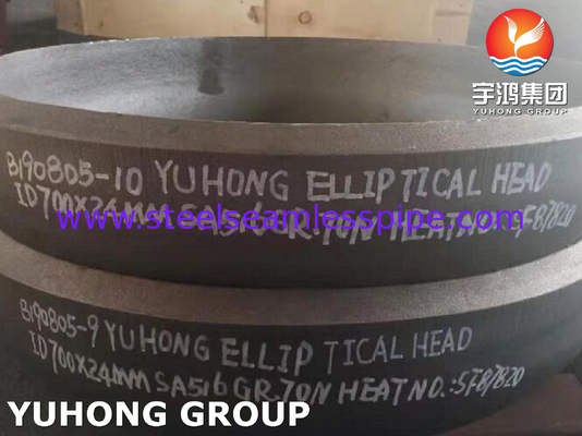 Carbon Steel Elliptical Head ASTM A516 Gr.70 Manufacturer For Oil Refining