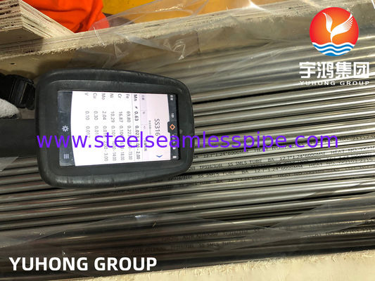 Stainless Steel Seamless Bright Annealed Tube A213 / A269 TP304 / TP316 19.05*1.24*6000MM