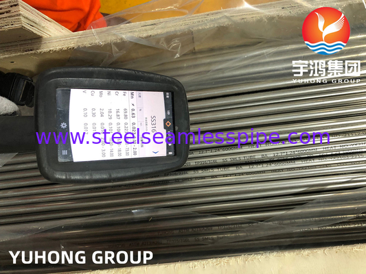 Stainless Steel Seamless Bright Annealed Tube A213 / A269 TP304 / TP316 19.05*1.24*6000MM ET/HT TEST