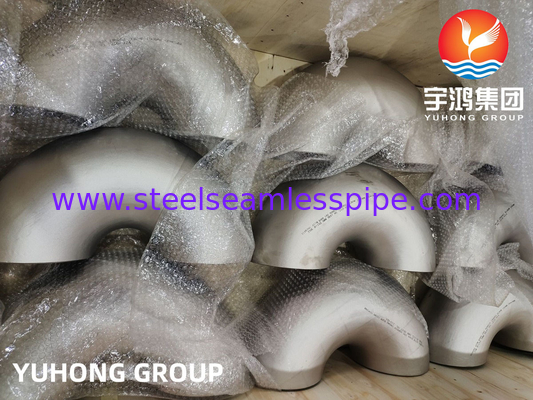 B16.9 Buttweld Pipe Fittings ASTM B366 Incoloy 800H Nickel Alloy 180 Degree Elbow